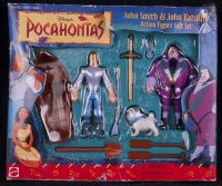 Disney Pocahontas John Smith & Ratcliff Action Figure Toy Gift Set #66510